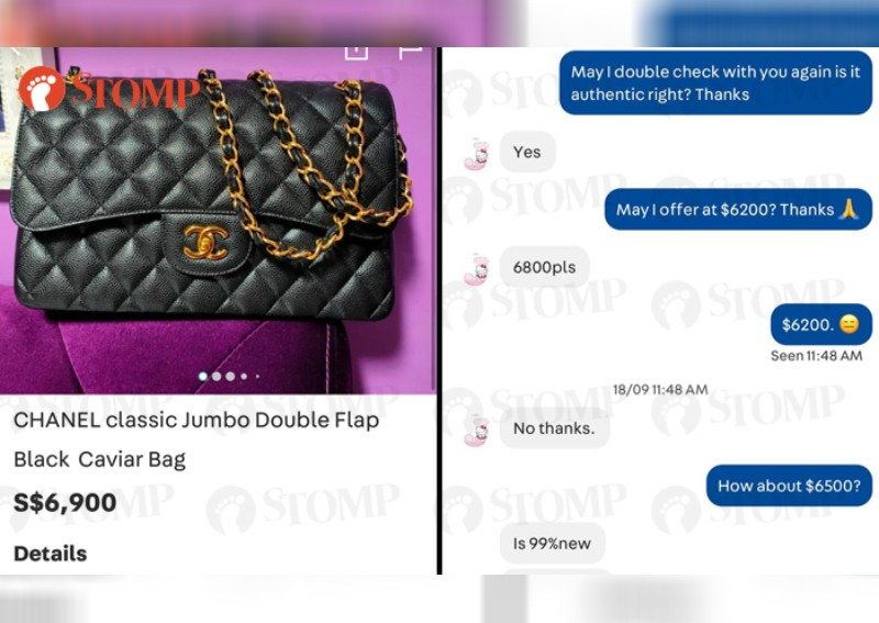 She traded her YSL bag for a fake Chanel bag, Latest Singapore