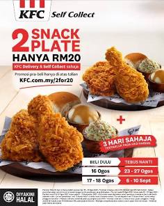 KFC Malaysia Is Having A Two Snack Plate RM20 Promo For Only A Few ...
