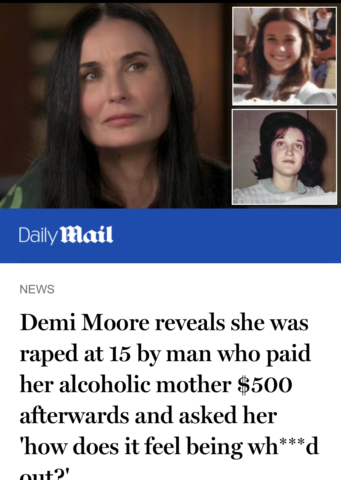 Serious - Lao CheesePie Demi Moore NonStop Sexpose - Now claim To be Raped  during SYT days | Sam's Alfresco Coffee