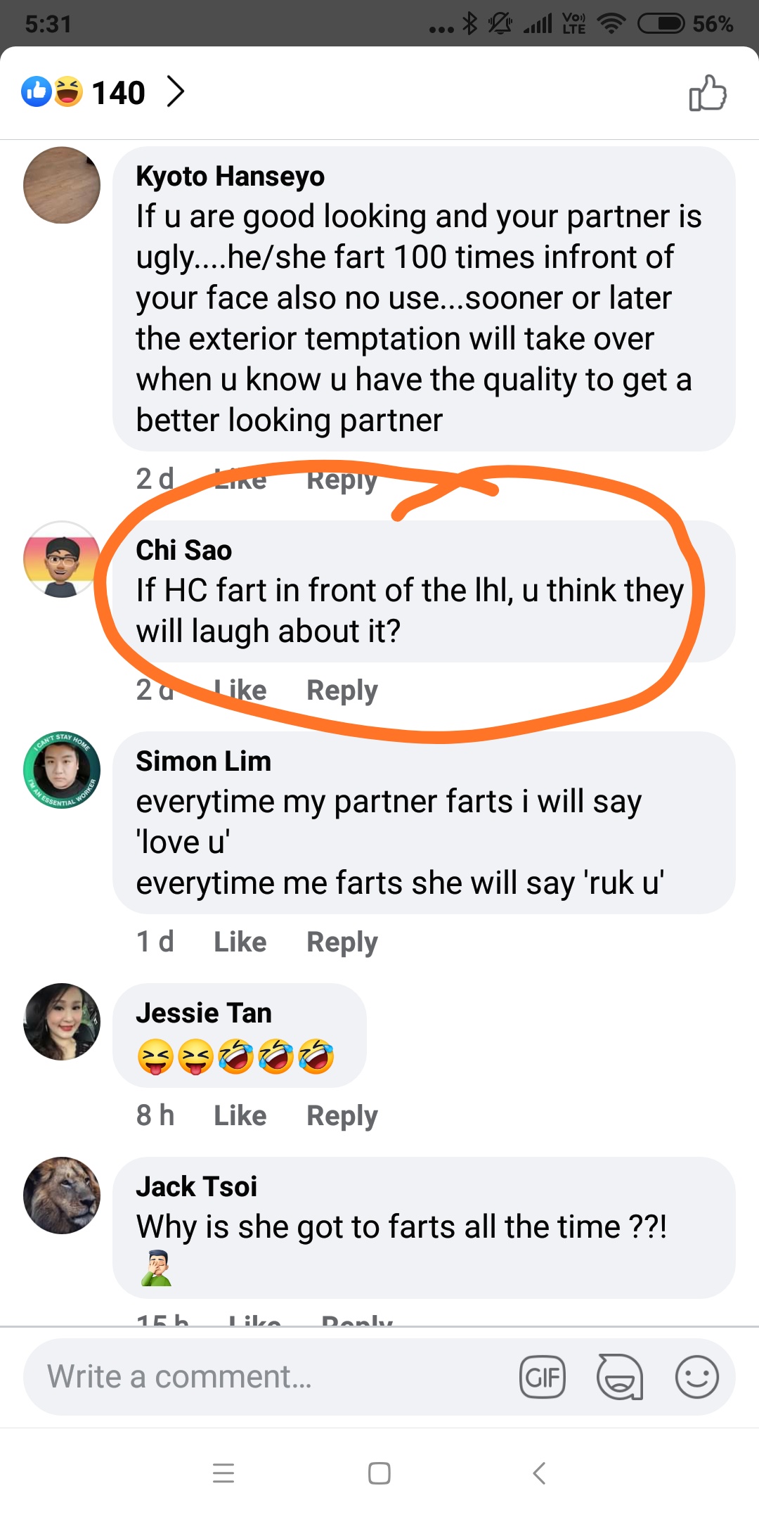 Pinky Fart