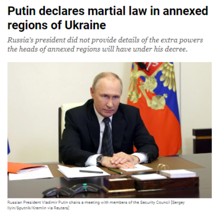 Putin declares martial law in annexed regions of Ukraine - Russia-Ukraine war News - Al Jazeer...png