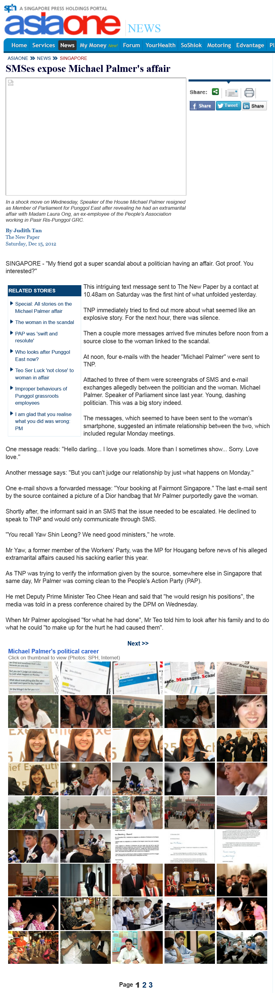 Laura ong michael palmer