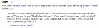 Battle Royale (novel) origin.png